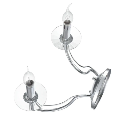 8034/2W CLASSI LN26 металл/стекло, хром/прозрачный Бра E14 2*40W 220V INCANTO