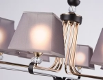 Светильник подвесной TR4618/8 CF/FGD кофе/золото E27/8 max 40W D760*810