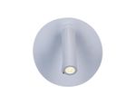 Настенный поворотный светодиодный светильник с выключателем FW251 WH/S белый/песок LED 4200K+3000K 12W D140*110