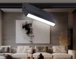 Светильник светодиодный трековый GL6808 BK черный LED 12W 4200K 230*22*87
