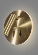 Настенный светильник Crystal Lux CLT 223W BZ 1400/514