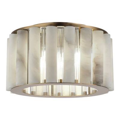 SL1516.302.06 Светильник потолочный ST-Luce Бронза, Прозрачный/Бежевый Алебастр E14 6*40W