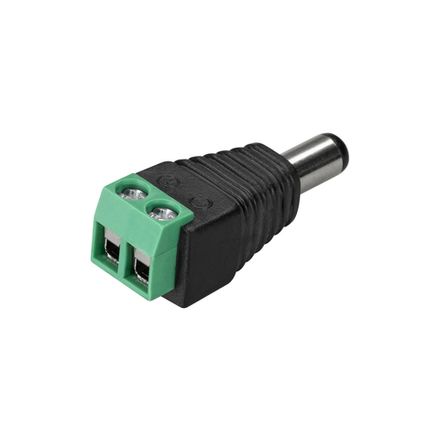 Коннектор Terminal-MONO-2pin-M (Jack 5.5) (Arlight, Пластик)