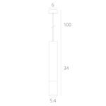 Точечный подвесной светильник Arte Lamp RIDGET A1520SP-1BK, 1хGU10