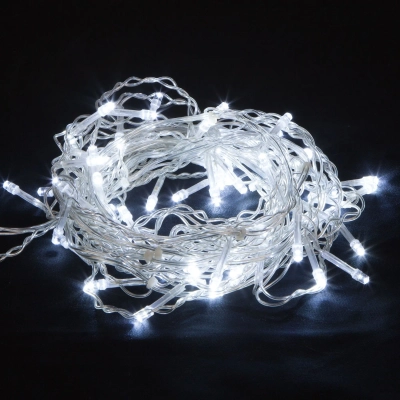 Новогодняя гирлянда бахрома белый 1,8*0,5м IP20 100-001 белый, LED
