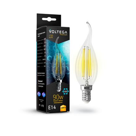 Светодиодная лампа Crystal Graphene Candle wind 9W 2800K E14 (7132). TM Maytoni