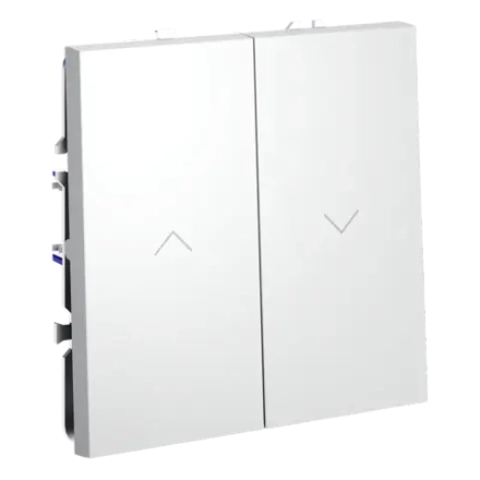 VLS020702 Выключатель встраиваемый VOLTUM S70 для жалюзи 10А, (белый матовый). (ТМ Maytoni)
