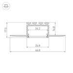 Профиль PLS-F-HIDE-2000 (Arlight, Алюминий)