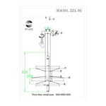 SL6101.223.01 Люстра подвесная ST-Luce Золотистый/Белый LED 1*15W 3000K