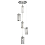 Citilux Джейн CL306051 Хрустальный подвесной светильник Хром