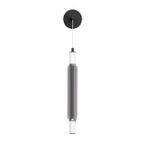 6556/15WL LEDIO LN25 черный/дымчатый/металл/акрил, стекло Бра LED 15W 4000К 220V TRENDY