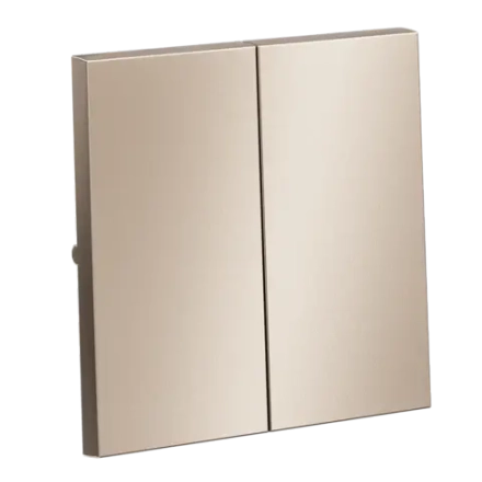 VLSM000310 Клавиши для выключателя/переключателя двухклавишного, S70 Metal (платина). (ТМ Maytoni)