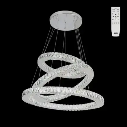 Eletto Olimpia EL330P90.1 LED Люстра хрустальная с пультом Хром