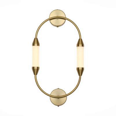 SL6004.301.02 Бра ST-Luce Латунь/Белый LED 2*4W 3000K