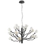 5090/18 MODERN ODL25 561 черный матовый/белый/фарфор Люстра G4 LED 18*5W GARDI