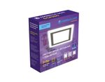 Встраиваемый cветодиодный светильник с подсветкой DCR390 3W+3W 4200K+4200K 220-240V 105*105*20 (A75*75)