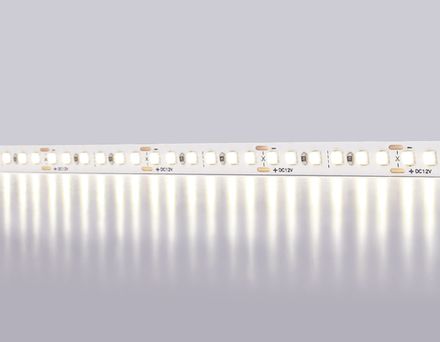 Светодиодная лента GS1312 2835 180Led/ 14.4W m/ 12V IP20 4500K/ 5000*10*1.2mm/ кратность резки 33mm (2 конт.)