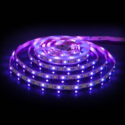 Светодиодная лента Лента светодиодная 24V 14,4W 60Led 5050+5050 IP20 MIX RGB/дневной белый, 5м