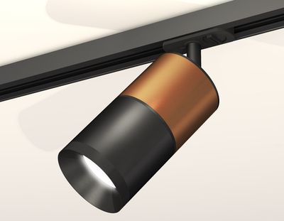 Комплект трекового светильника XT7402060 SBK/SCF/PBK черный песок/кофе песок/черный полированный MR16 GU5.3 (A2537, C7404, A2071, C7402, N7031)