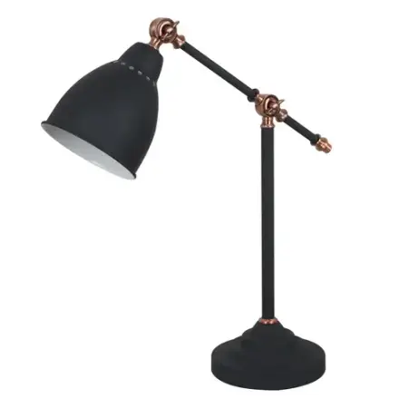Офисная настольная лампа Arte Lamp BRACCIO A2054LT-1BK, 1хE27