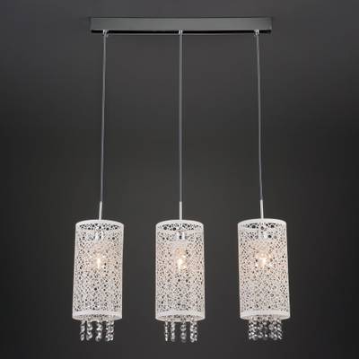 Подвесной светильник с хрусталем 1181/3 хром