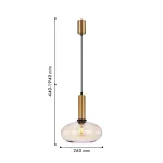 Подвес Dubbel 4358-1P, 1*E27*40W. ТМ F-Promo