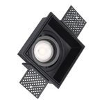 ST262.418.01 Св-к встр. Черный GU10 1*50W IP20 L91,5xW91,5xH5,2 220V Без ламп