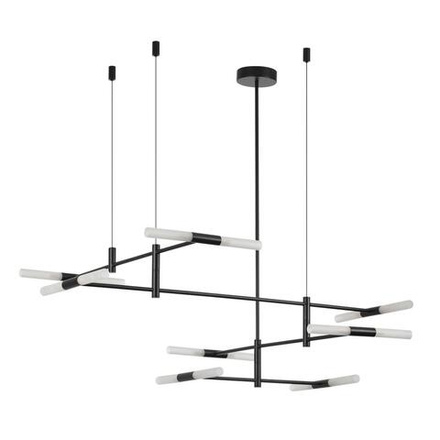 4307/16 HIGHTECH ODL26 277 светильник черный/акрилл/металл IP20 G9 40W *16 180° 220V SOHO