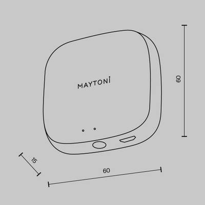 Центр управления умным домом Maytoni Smart Hub, MD-TRA034-W. TM Maytoni