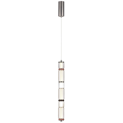 5456/18L L-VISION ODL_EX26 045 темный сатин.никель/терракот/черный Подвес LED 22W 4000K COLLIER