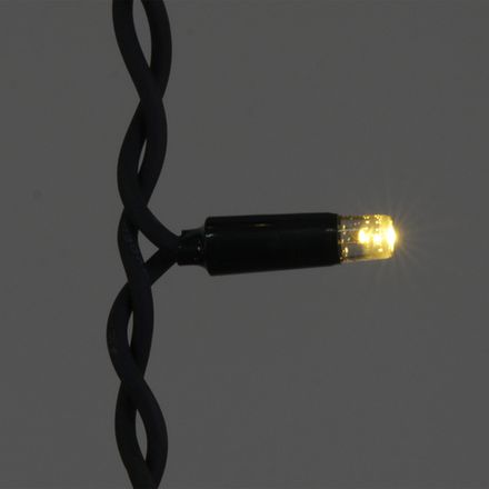 A-518 WW/WT FLASH гирлянда светодиодная "Бахрома", 5х0,9м, 240LED, провод черный, морозостойкий