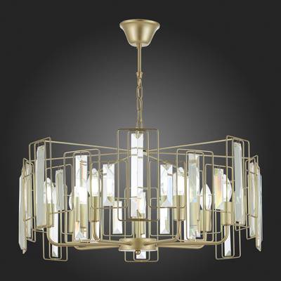 SLE103403-07 Люстра подвесная Шампань/Прозрачный E14 7*40W