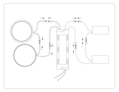 Настенно-потолочный светодиодный светильник с пультом FL51391/1+2 WH белый 3000K-6400K 65W 560*480*120 (ПДУ РАДИО 2.4G)