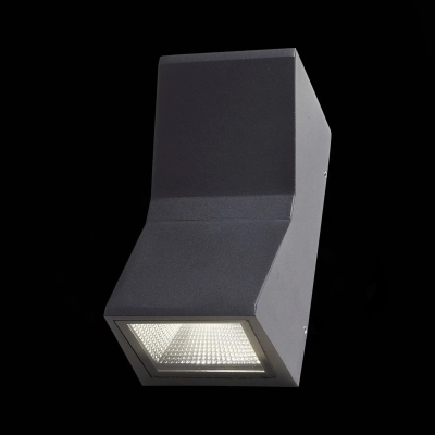 SL088.431.02 Светильник уличный настенный ST-Luce Черный кварцевый LED 2*7W 4000K