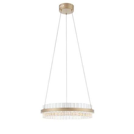 SL383.203.01 Светильник подвесной ST-Luce Золотистый/Золотистый, Прозрачный LED 1*34W 3000K