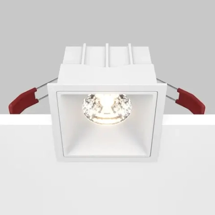 Встраиваемый светильник Альфа / Alfa LED 15 Вт 3000 К 36° с функцией диммирования, DL043-01-15W3K-D-SQ-W. TM Maytoni