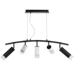 LR7358723631 Люстра RULLO 5х50W GU10 ЧЕРНЫЙ/БЕЛЫЙ (571735+214436-3+214487-2+202431-5)