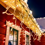 Гирлянда ARD-ICICLE-CLASSIC-5000x500-CLEAR-160LED-FLASH Warm (230V, 10W, IP65) (Ardecoled, -)