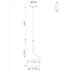 Подвесной светильник Arte Lamp MOSAIC A2094SP-1GO, 1хLED