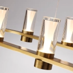 7144/65L HIGHTECH ODL26 515 светильник античная бронза/акрилл/металл IP20 LED 69W 3830Лм 3000K 180° 220V DEFANCE