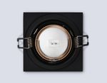 Светильник встраиваемый TN102829 BK/GD черный/золото GU5.3 92*92*50