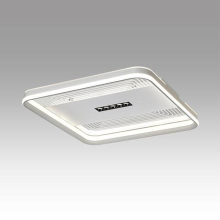 7664/110LS MITRA LED SN Светильник пластик/белый LED 110Вт 3000-4000-6000K 480х480 IP20 пульт ДУ SOLAR