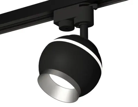 Комплект трекового светильника XT1102004 SBK/MCH черный песок/хром матовый GU5.3 LED 3W 4200K (A2521, C1102, N7033)