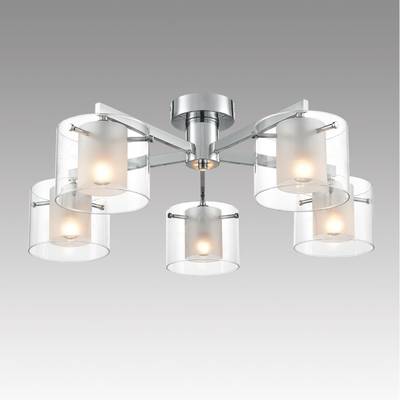 8261/5C MODERNI LN26 металл/стекло, хром/прозрачный Люстра потолочная E14 5*40W 220V VERDI