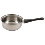 Ковш Buono из нерж стали с бакел ручкой, зерк полировка, объем 0,75 л, диа 14 см, однослойное дно (Минимальная отгрузка 24 шт)