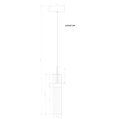 Подвесной светильник Arte Lamp MISTY A2950SP-5PB, 1хLED