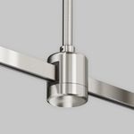 Крепление потолочное Short 78мм с прямым коннектором питания Flarity платина TRA156C-IPC1-PT. TM Maytoni