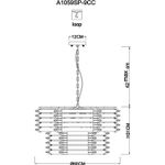 Подвесная люстра Arte Lamp CARAVAGGIO A1059SP-9CC, 9хE14