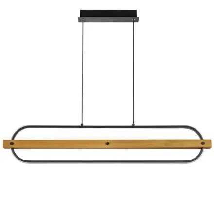 723337 Люстра LODI LED 36W 3240LM ЧЕРНЫЙ/ДЕРЕВО 3000K Lightstar