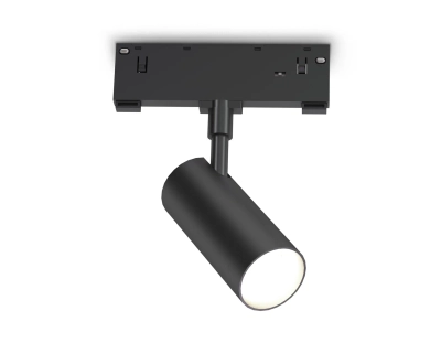 Светильник светодиодный трековый Magnetic 48V 10mm GL2305 BK черный IP20 12W 3CCT 3000-6000K 48V 24° D45*100